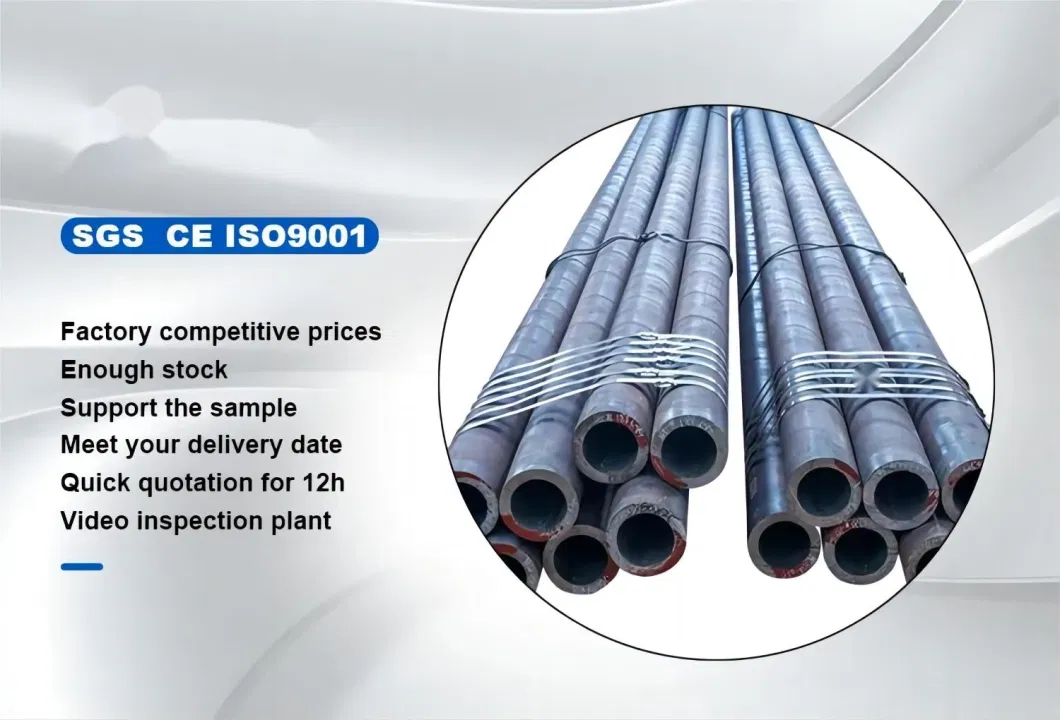 Alloy Seamless Steel Pipe 40cr SCR440 5140 45mm Wall Thickness 11mm Round Pipe Tube Steel for Automobile Half Shaft High Quality